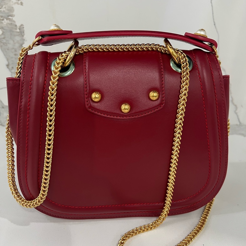 NEW Dolce & Gabbana DG Amore Crossbody Shoulder Bag Red - Picture 3 of 16